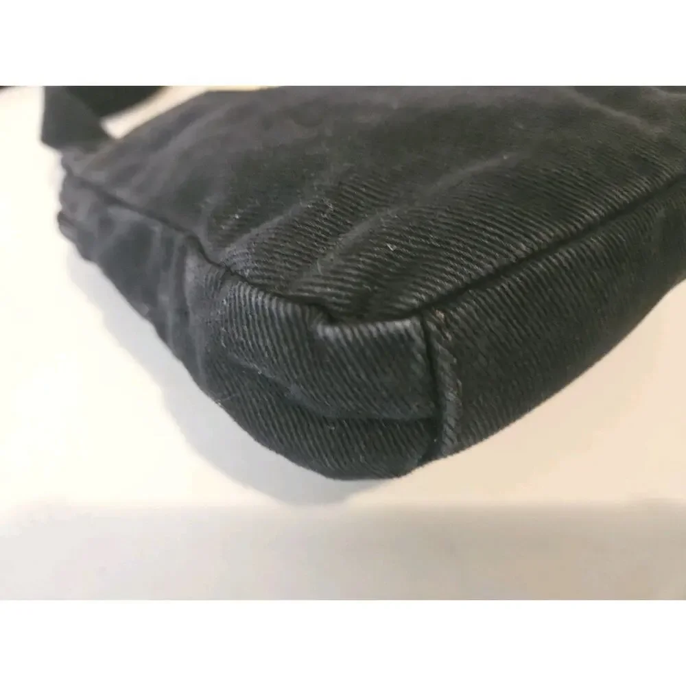 Fossil Crossbody Bag Canvas Dark Navy 7x8x2 - Picture 7 of 10